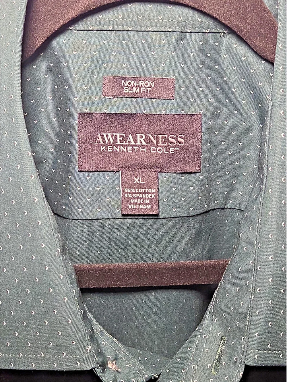 AWEARNESS Kenneth Cole Blazer Shirt Bundle Mens XL Gray Green Outfit